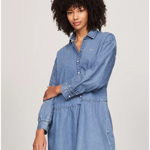 Tommy Hilfiger CHAMBRAY SHIRTDRESS - Picture 3 of 6